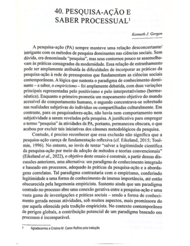 Página de abertura do capítulo traduzido, com o crédito à tradução de Cristina Ruffino